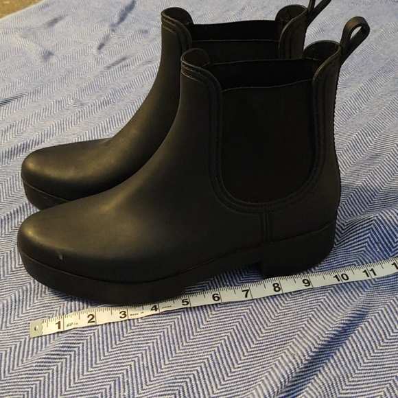 Jeffrey Campbell Chelsea Boots Rubber Boots Waterproof Fisherman Corps Motoboho - Picture 6 of 8